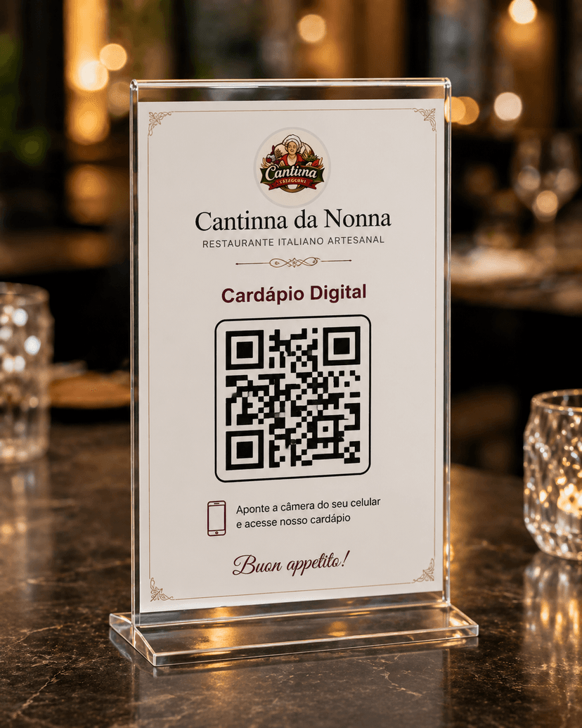 QR Code do cardápio
